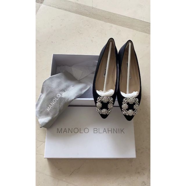 爆買い! MANOLO BLAHNIK - 【美品】マノロブラニク ハンギシ フラット