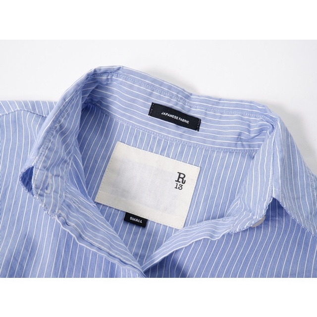 R13アールサーティーン L'Appartementアパルトモン購入2020AW OVERSIZE STRIPE  SHIRTオーバーサイズストライプシャツ【S】【LSHA70606】