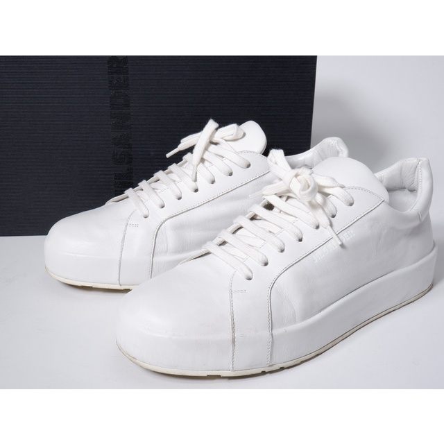 ジルサンダーJIL SANDER ドゥーズィエムクラス購入2016レザースニーカー【36】【LFWA62499】