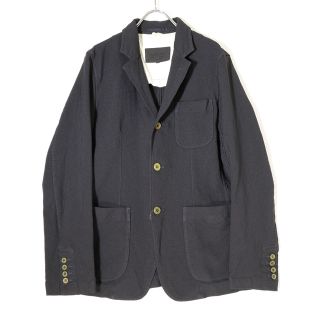 コムデギャルソン(COMME des GARCONS)のCOMME des GARCONS HOMME DEUXコムデギャルソンオムドゥ 2016SS 染色加工ポリ縮絨 飴ボタンテーラードジャケット【S】【MJKA70641】(その他)