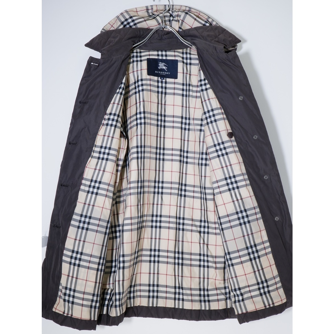 BURBERRY(バーバリー)のBURBERRY LONDONバーバリーロンドン 裏地ノバチェック柄 フード付き中綿キルティングコート【38】【LCTA70639】 レディースのジャケット/アウター(その他)の商品写真