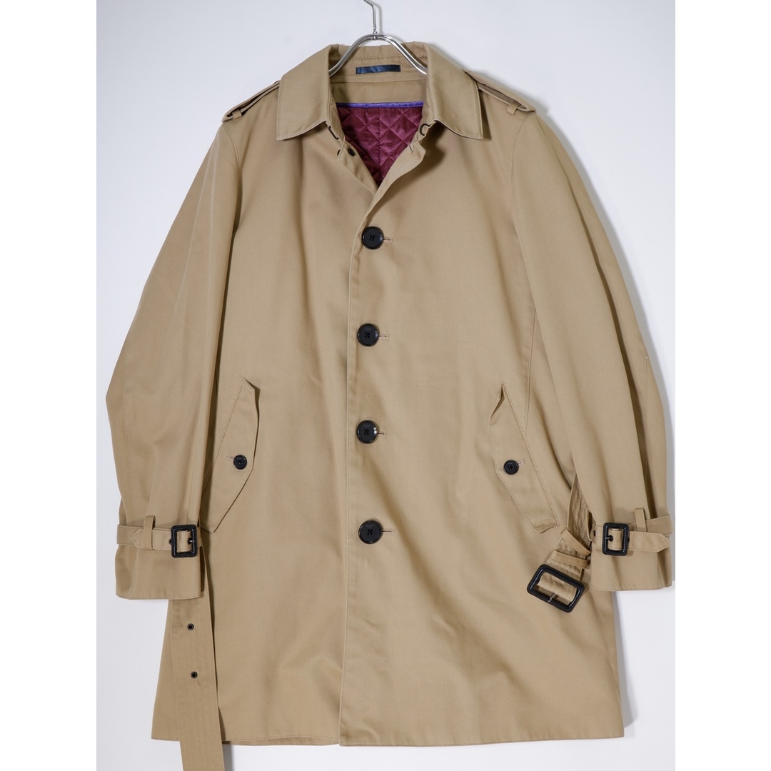 PAUL SMITH LONDONポールスミス ロンドン DETACHABLE LINER SINGLE TRENCH COAT  中綿キルトライナー付きシングルトレンチコート【M】【MCTA70662】 | フリマアプリ ラクマ