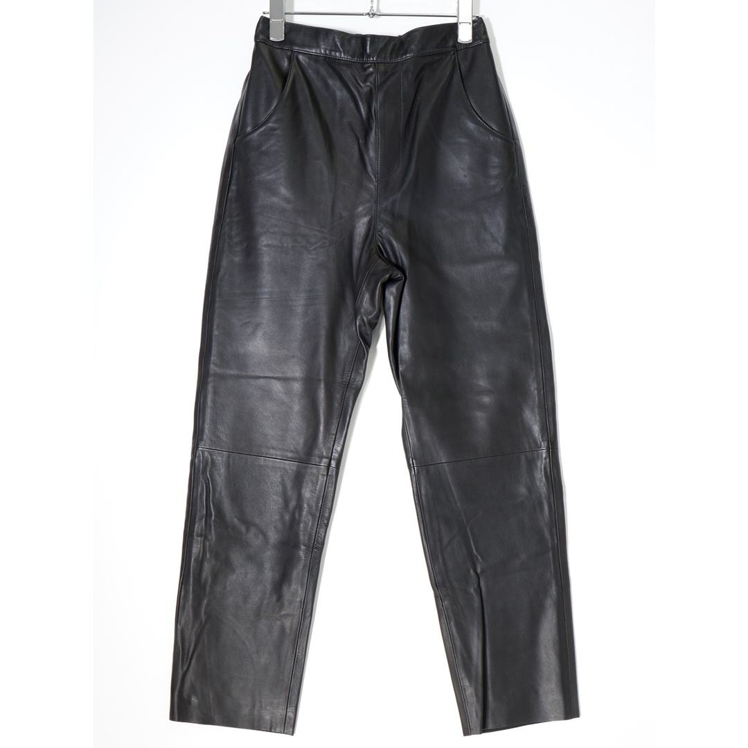 RAW+ロゥタス L'Appartementアパルトモン購入2021SS Leather Cropped Pantsレザークロップドパンツ新品【34】【LPTA70581】