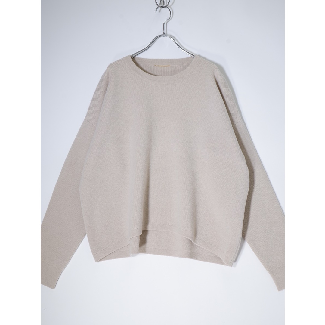 【美品】  L'Appartement / アパルトモン | 2021AW HELLO BONJOUR! SIDE SLIT KNIT サイドスリット クルーネック プルオーバー ニット セーター | F | ボルドー | レディース