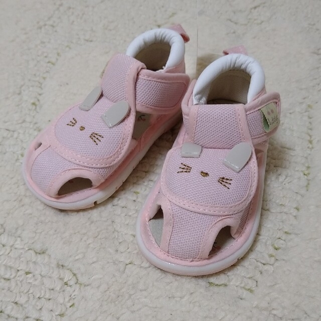 新品 子供靴 うさぎ サンダル ピンク 13の通販 by アロー's shop|ラクマ