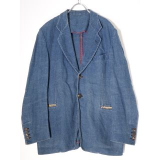 ポールスミス(Paul Smith)のPAUL SMITH LONDONポールスミス ロンドン インディゴリネンデニムテーラードジャケット【M】【MJKA70771】(その他)