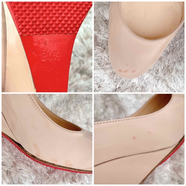 Christian Louboutin(クリスチャンルブタン)のルブタン　ウェッジソール　パンプス　サンダル　ハイヒール　フラットシューズ レディースの靴/シューズ(ハイヒール/パンプス)の商品写真