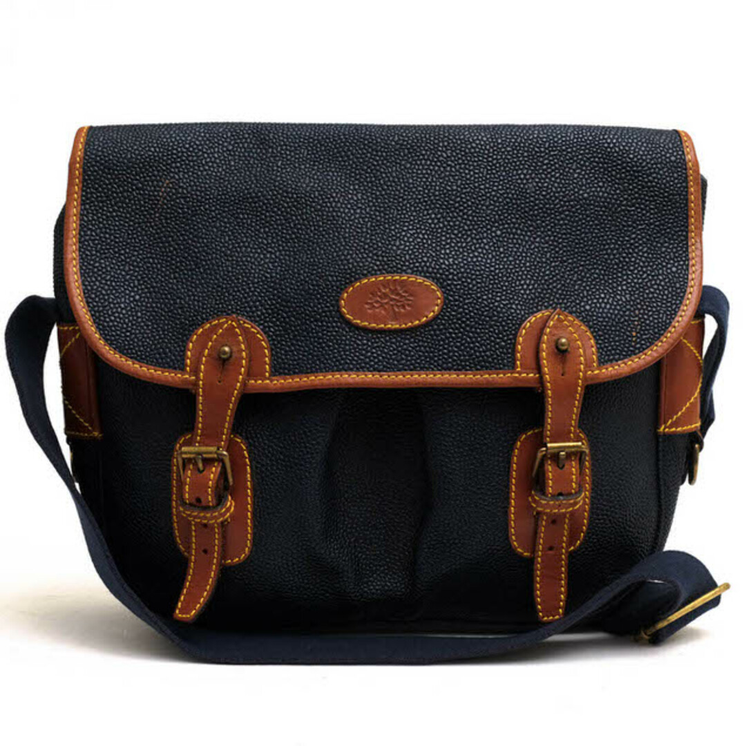 マルベリー／MULBERRY バッグ ショルダーバッグ 鞄 メンズ 男性 男性用レザー 革 本革 ネイビー 紺  Heritage Leather Messenger Bag ヘリテージ メッセンジャー メッセンジャーバッグ