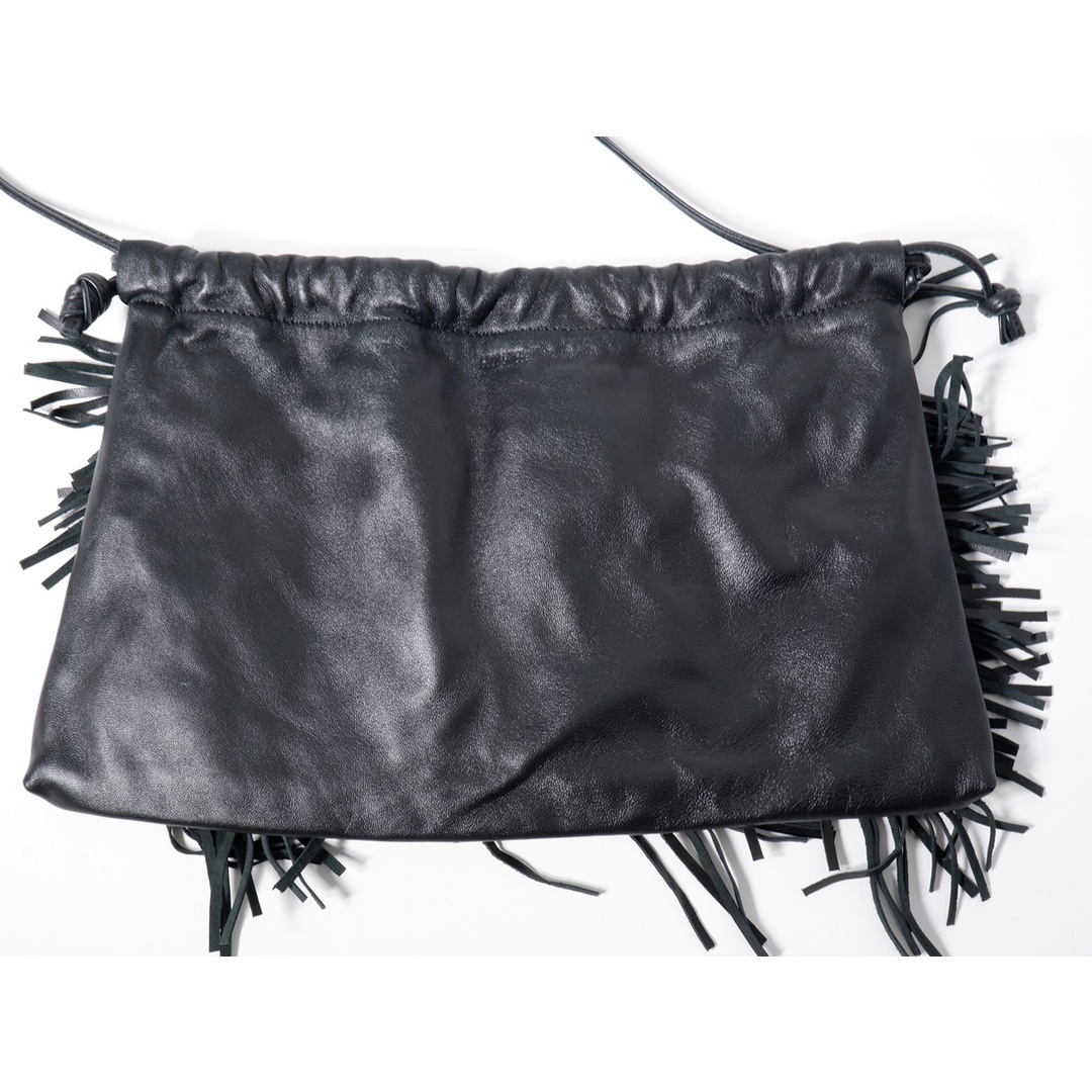 GOOD GRIEFグッドグリーフ 2021SS Lamb Leather Fringe Bag