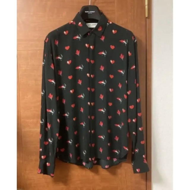 サンローラン　ハート　ノースモーキング　シャツ　長袖　美品 | フリマアプリ ラクマ