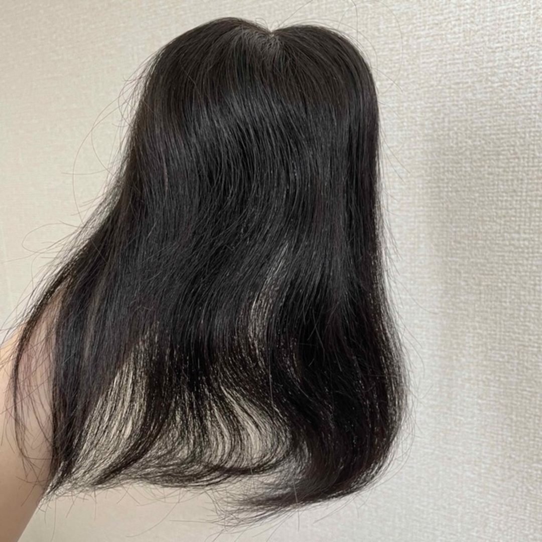 私元気ウィッグ（ヘアピース）ブラック レディースのウィッグ/エクステ(その他)の商品写真