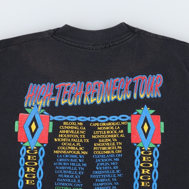 90年代 FRUIT OF THE MOON George Glenn Jones バンドTシャツ バンT USA製 メンズS ヴィンテージ /eaa338929 7