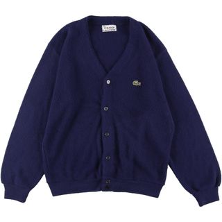 ラコステ(LACOSTE)の古着 70年代 ラコステ LACOSTE IZOD アクリルニットカーディガン メンズM ヴィンテージ /eaa338120(カーディガン)