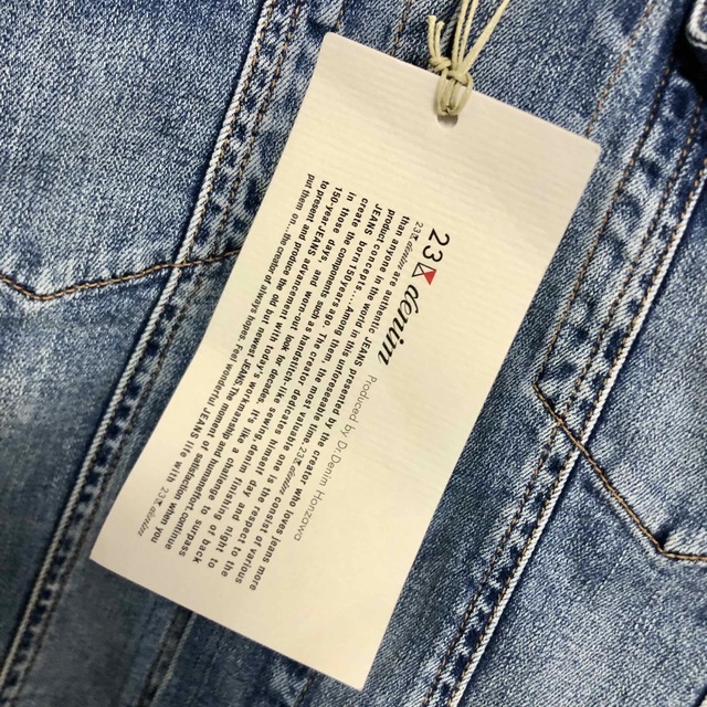 【新品未使用】23区 denim ストレッチユーズド加工デニムジャケット