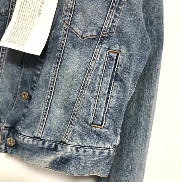 新品未使用】23区 denim ストレッチユーズド加工デニムジャケット-