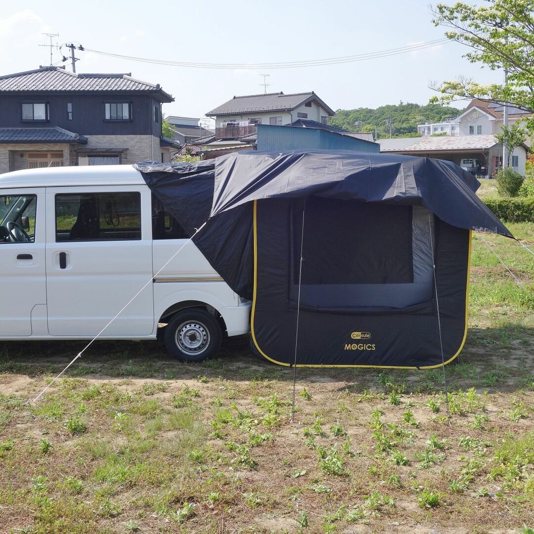 モジックス CARSULE カースル プライバシーテント セット ポップアップ カーサイド テント 車中泊 キャンプ アウトドア
