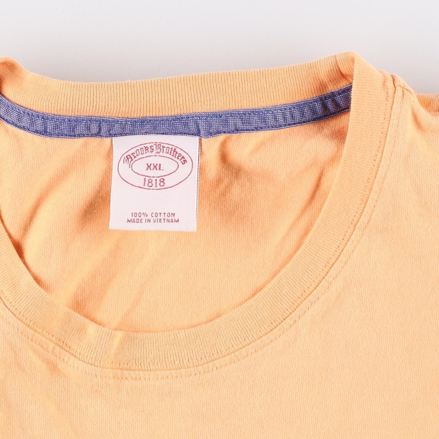 Brooks Brothers(ブルックスブラザース)の古着 ブルックスブラザーズ Brooks Brothers 1818 半袖 ワンポイントロゴTシャツ メンズL /eaa339467 メンズのトップス(Tシャツ/カットソー(半袖/袖なし))の商品写真