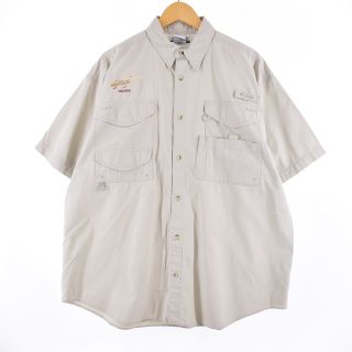 コロンビア(Columbia)の古着 コロンビア Columbia PFG 半袖 フィッシングシャツ メンズXL /eaa337910(シャツ)