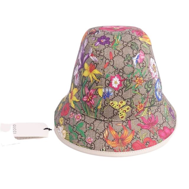 GUCCI 新品未使用 バケットハット FLORAL PRINT HAT-