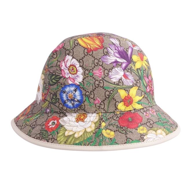 GUCCI 新品未使用 バケットハット FLORAL PRINT HAT-