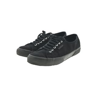 スペルガ(SUPERGA)のSUPERGA スペルガ スニーカー EU43(28cm位) 黒 【古着】【中古】(スニーカー)