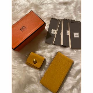 エルメス(Hermes)のエルメス　ミニノート　手帳　ポストイットケース(ノート/メモ帳/ふせん)