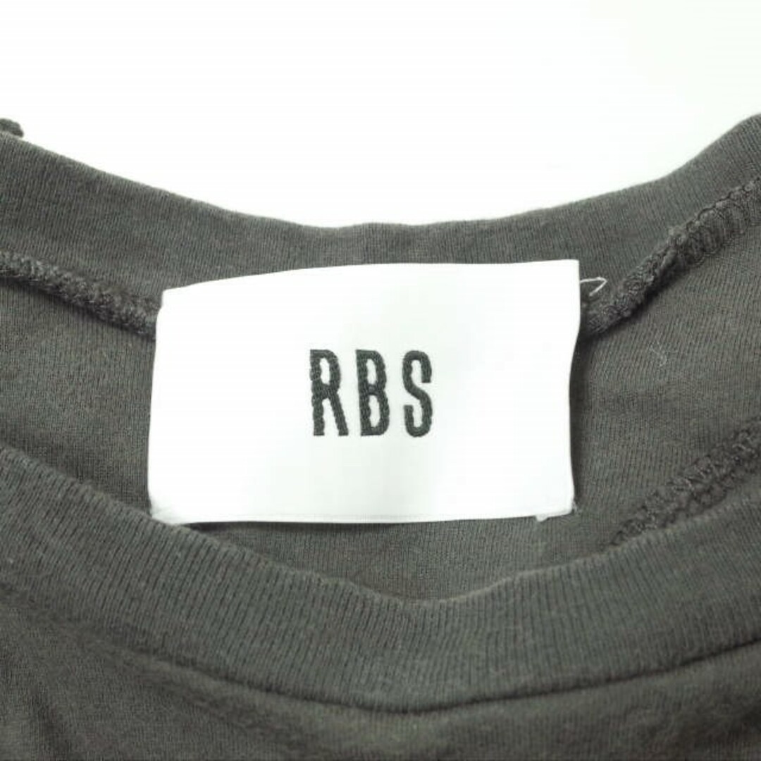 RBS Ray BEAMS アールビーエス レイビームス Vネックヨークフリンジノースリーブ 63-04-0194-101 ONE SIZE チャコールグレー Tシャツ カットソー トップス【中古】【RBS Ray BEAMS】 レディースのトップス(Tシャツ(半袖/袖なし))の商品写真