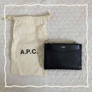 アーペーセー(A.P.C)のA.P.C. アーペーセー　折り財布　黒　ブラック(財布)