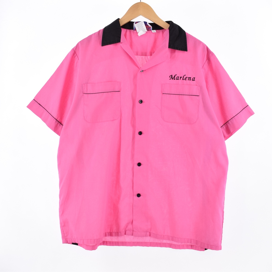 90年代 CRUISIN オープンカラー ボウリングシャツ メンズL ヴィンテージ /eaa338513