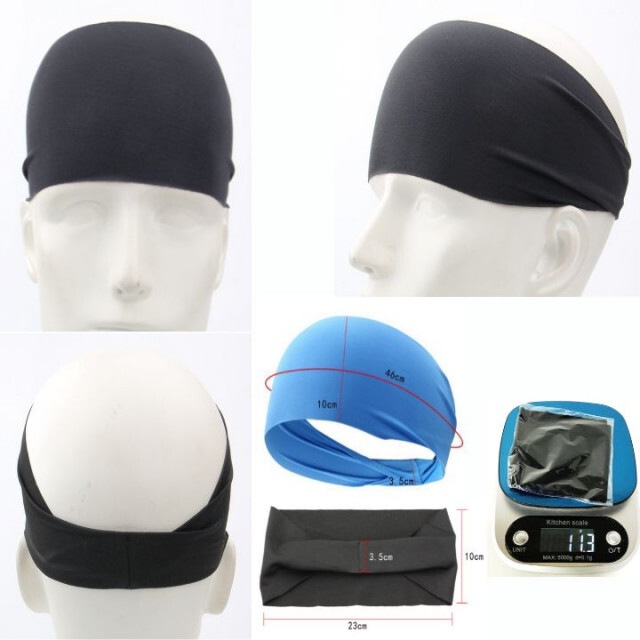 スポーツヘアバンド ３色セット 汗止め 吸汗速乾 薄型 伸縮性 柔らかい 男女 メンズの帽子(その他)の商品写真