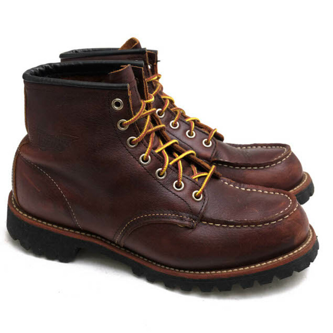 REDWING(レッドウィング)のレッドウィング／RED WING ワークブーツ シューズ 靴 メンズ 男性 男性用レザー 革 本革 ブラウン 茶  8146 6 CLASSIC MOC LUG 6インチ クラシック モック ラグソール モックトゥ グッドイヤーウェルト製法 Vibramソール メンズの靴/シューズ(ブーツ)の商品写真