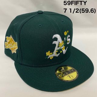 ニューエラー(NEW ERA)の海外限定　NEWERA  アスレチックス　59FIFTY 　キャップ　フラワー(キャップ)