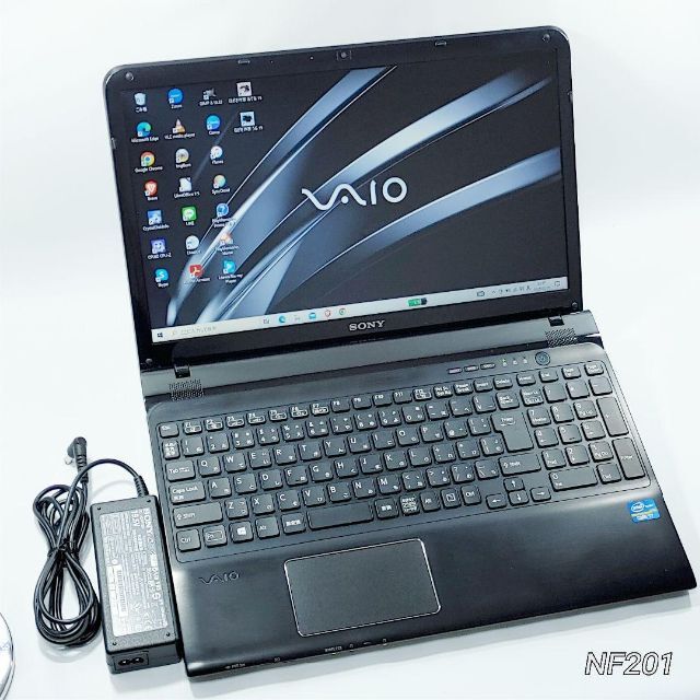 ソフトパープル 特価✨黒VAIOノートパソコン❗初心者向けすぐ使える