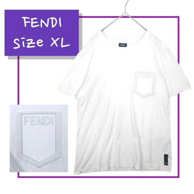 価格76,230円 【美品】21SS フェンディ FENDI 立体 ロゴTシャツ - T ...