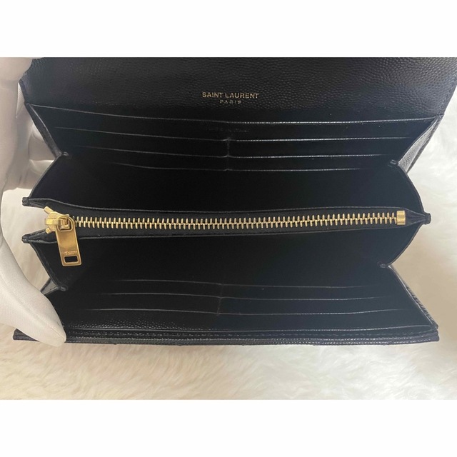 カサンドラ SAINT LAURENT マテラッセ ラージ フラップウォレット