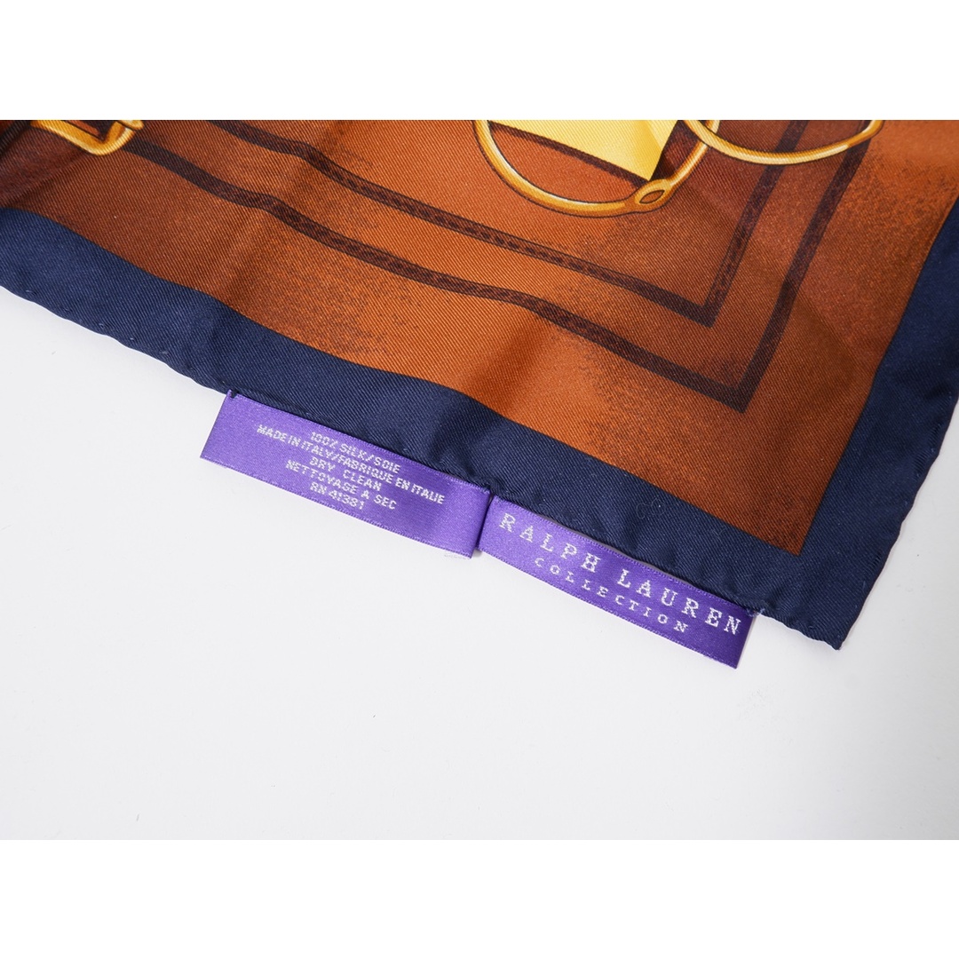 ラルフローレンパープルレーベルRalph Lauren Purple Label BIG SILK SCARF馬柄 大判ビッグシルクスカーフ【-】【LZCA71373】 メンズのバッグ(その他)の商品写真