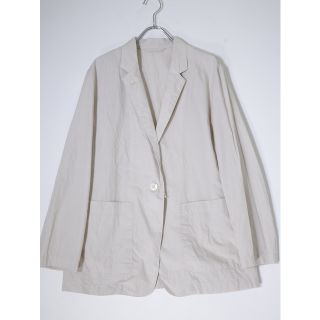 マーガレットハウエル(MARGARET HOWELL)のMARGARET HOWELLマーガレットハウエル YARN DYED COTTON POPLIN 1Bテーラードジャケット 【3】【LJKA71392】(その他)