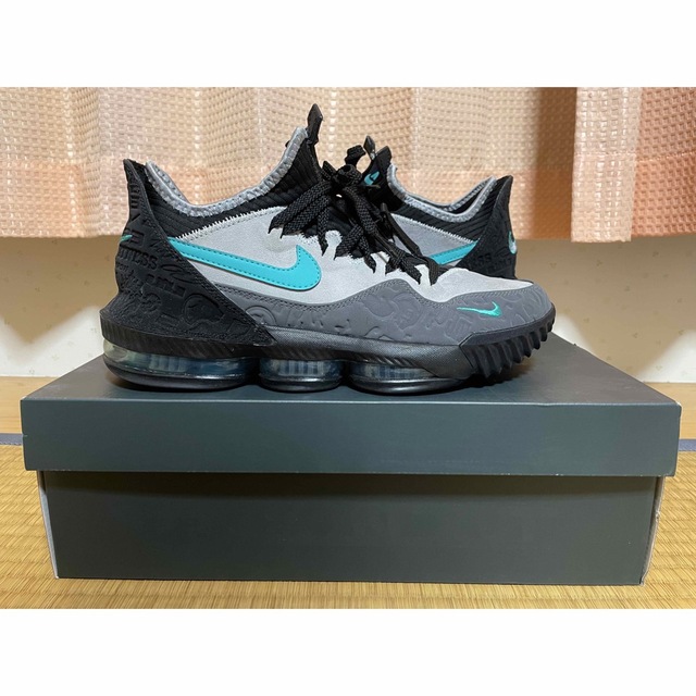 NIKE LEBRON XVI low アトモス ジェイド 27cm