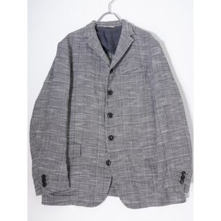 アーツアンドサイエンス(ARTS&SCIENCE)のARTS&SCIENCEアーツ&サイエンス OLD TAILORED JACKET リネンシルクコットン グレンチェックテーラードジャケット【2】【MJKA71416】(その他)