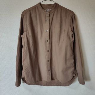 MUJI (無印良品) ノーカラー シャツ/ブラウス(レディース/長袖)の通販