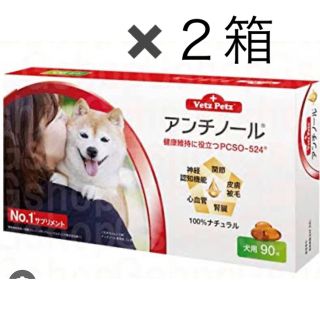 ⭐️未開封⭐️アンチノールプラス（犬用）90粒×2箱(犬)