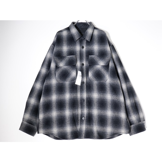 SOPHNET.ソフネット AW SUPER BAGGY OVERSIZED SHIRT JACKETスーパーバギー オーバーサイズド  シャツジャケットMMJKA