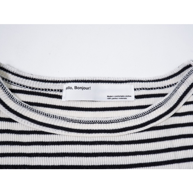 アパルトモンL'appartement 2022AW Border Rib Longsleeve T-shボーダーリブロングスリーブTシャツ(ニット)【フリー】【LKNA71587】