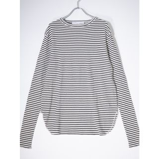 アパルトモンドゥーズィエムクラス(L'Appartement DEUXIEME CLASSE)のアパルトモンL'appartement 2022AW Border Rib Longsleeve T-shボーダーリブロングスリーブTシャツ(ニット)【フリー】【LKNA71587】(ニット/セーター)