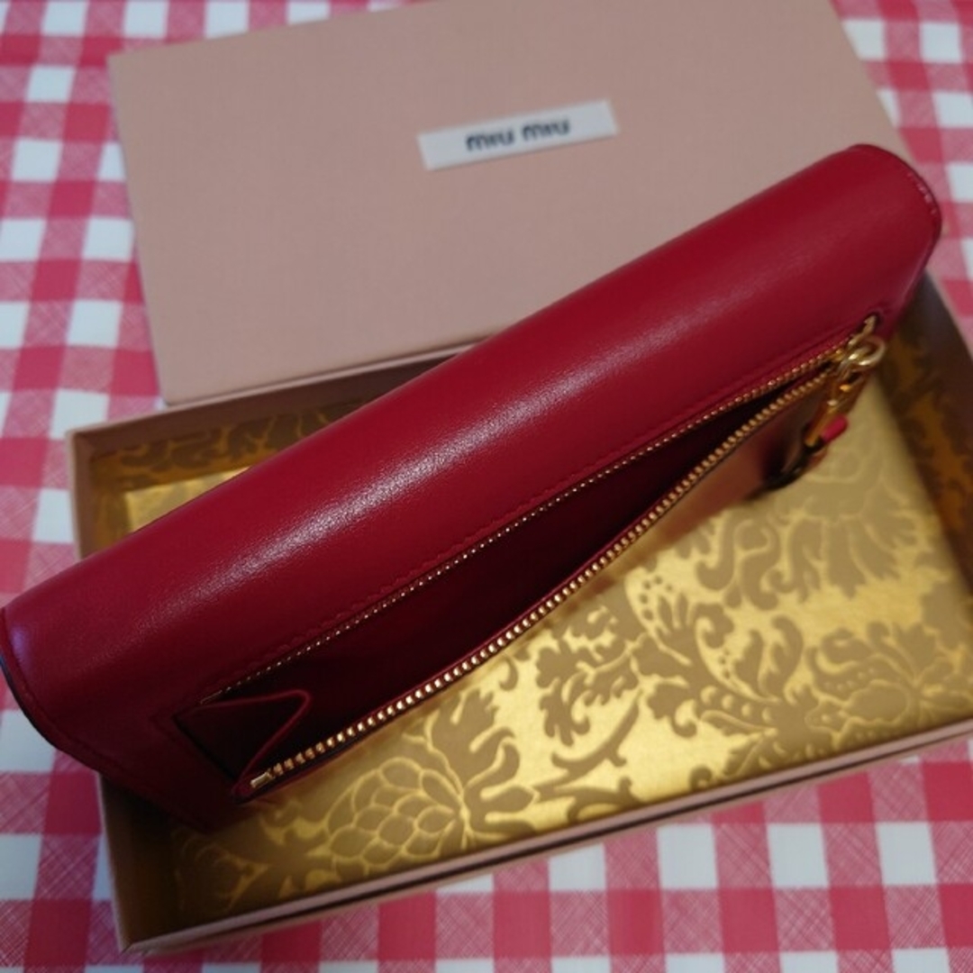 miumiu(ミュウミュウ)のmiumiu リボンバイカラー 　長財布 レディースのファッション小物(財布)の商品写真