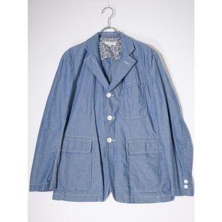 エンジニアードガーメンツ(Engineered Garments)のENGINEERED GARMENTSエンジニアードガーメンツ Baker Jacket - COTTON CHAMBRAY シャンブレーベイカージャケット【XS】【MJKA71679】(その他)