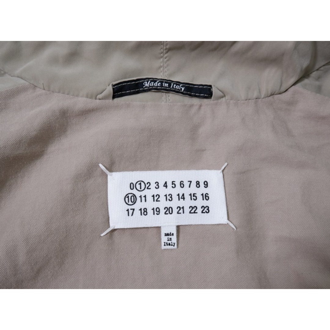 メゾンマルジェラ110 Maison Margiela110 2022AW ピーチコットントレンチコート【40】【LCTA71665】
