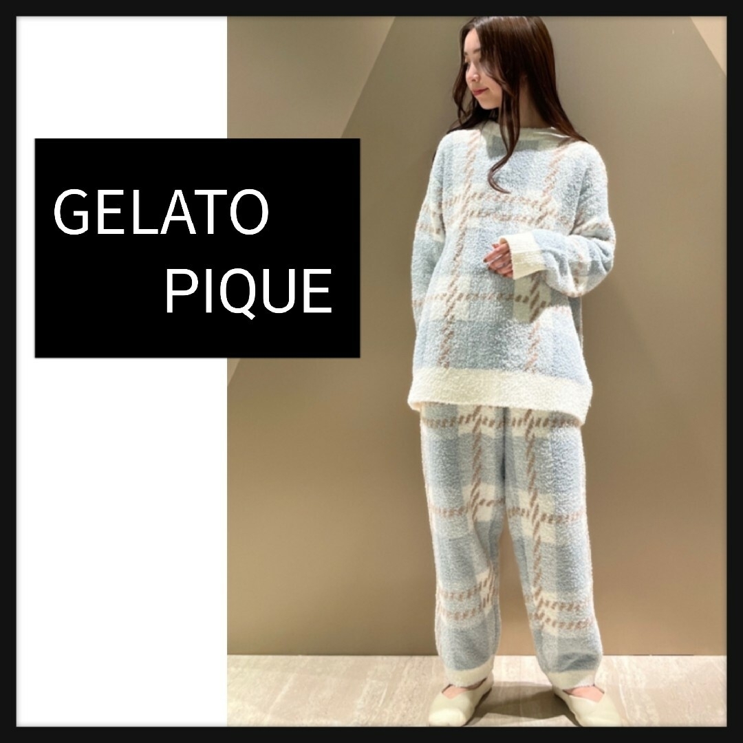 ◆gelato pique　ベビモコチェックジャガードセット　8LOOM綱啓永◆