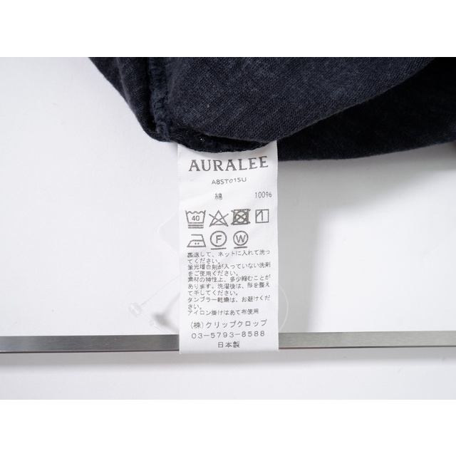 AURALEEオーラリー 2018SS STAND-UP TEEヘビーウェイトTシャツ【4】【MTSA71656】 4