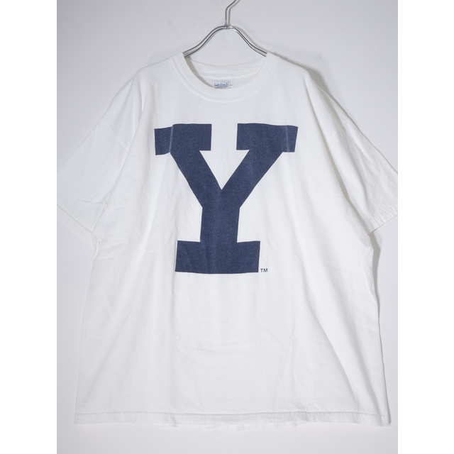 YALE大学 00's 00年代 YALE大学 Yロゴ GILDANギルダン ボディULTRA COTTON Tシャツ【XL】【MTSA71655】